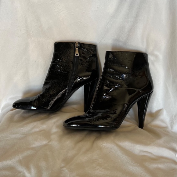 Prada Black Patent Leather Booties - Picture 2 of 7